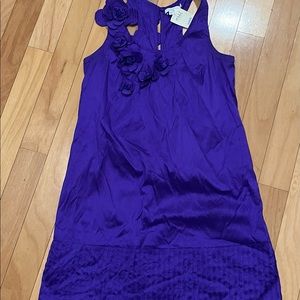 NWT CALYPSO Deep Purple Silk Dress